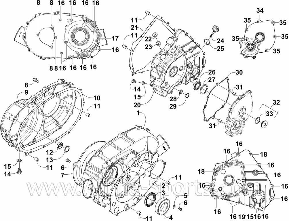 Arctic Cat ATV OEM Parts Diagrams
